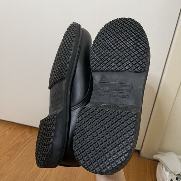 NEW! Shoes For Crews Men's Oxford Shoes Steel Toe Slip Resistant Black US 8 - Picture 4 of 8